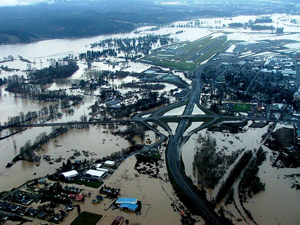 Chehalis flooding on I5; wsdot flickr