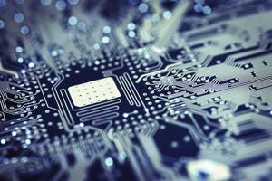 Abstract photo of a circuit board Abstract photo of a circuit board