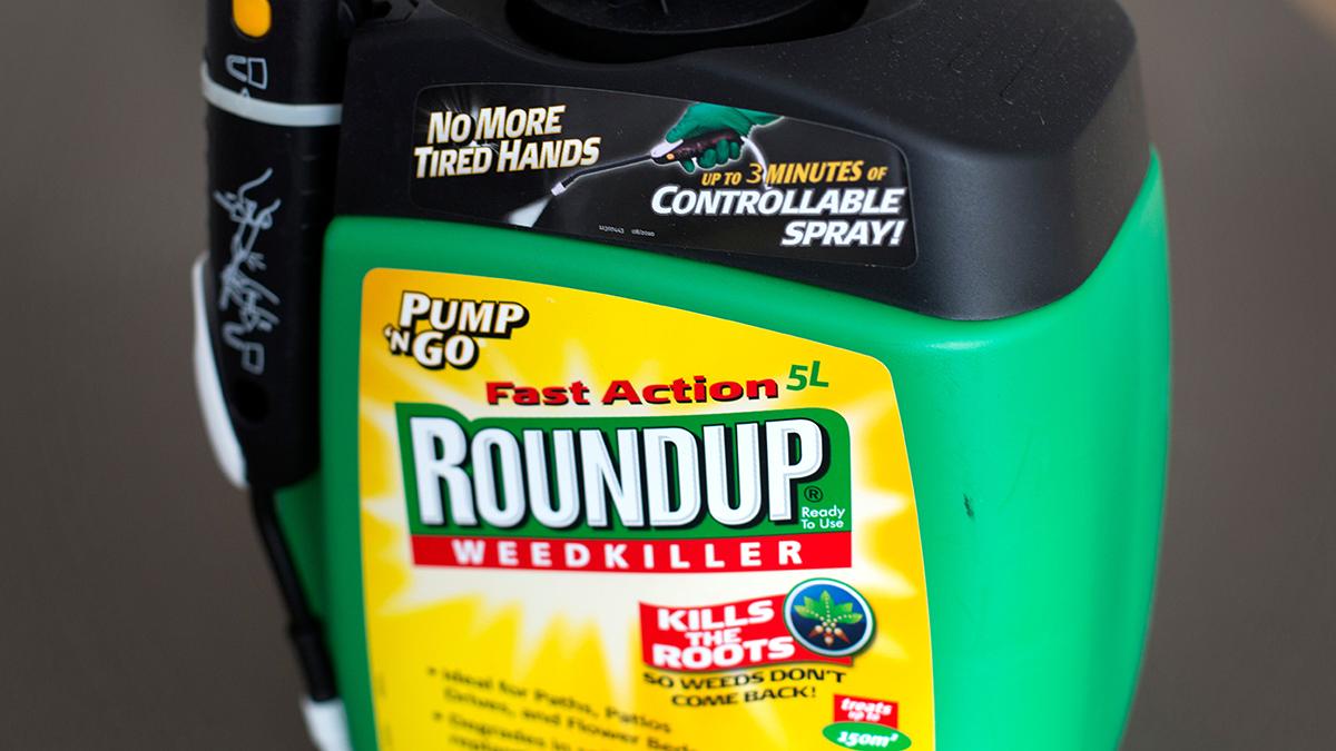 Photo of Roundup herbicide product. Photo via Alamy.