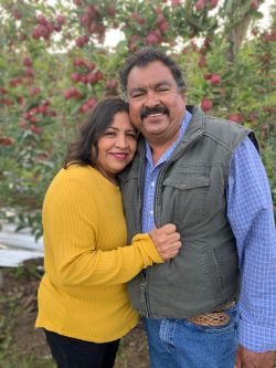 Erica Chavez Santos parents by family orchard