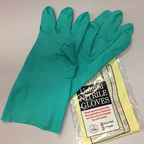 Reusable 15 mil nitrile gloves