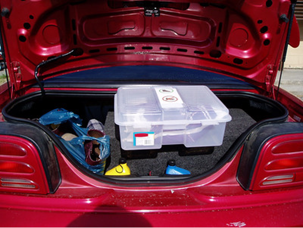 Boot bin in trunk