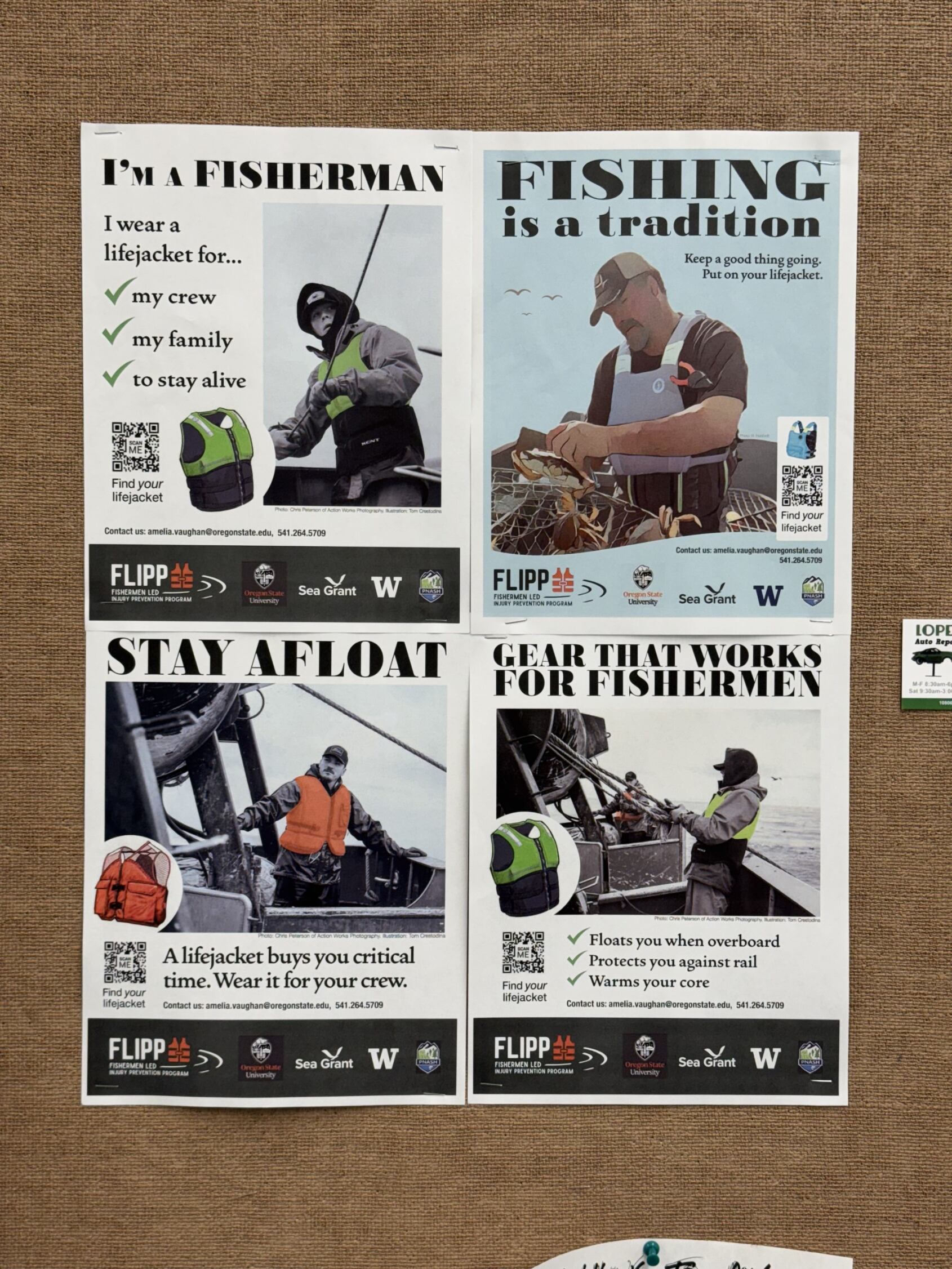 FLIPP for lifejackets posters