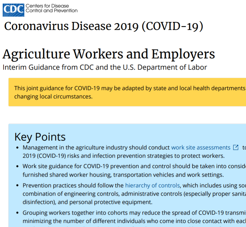 ag workers cdc