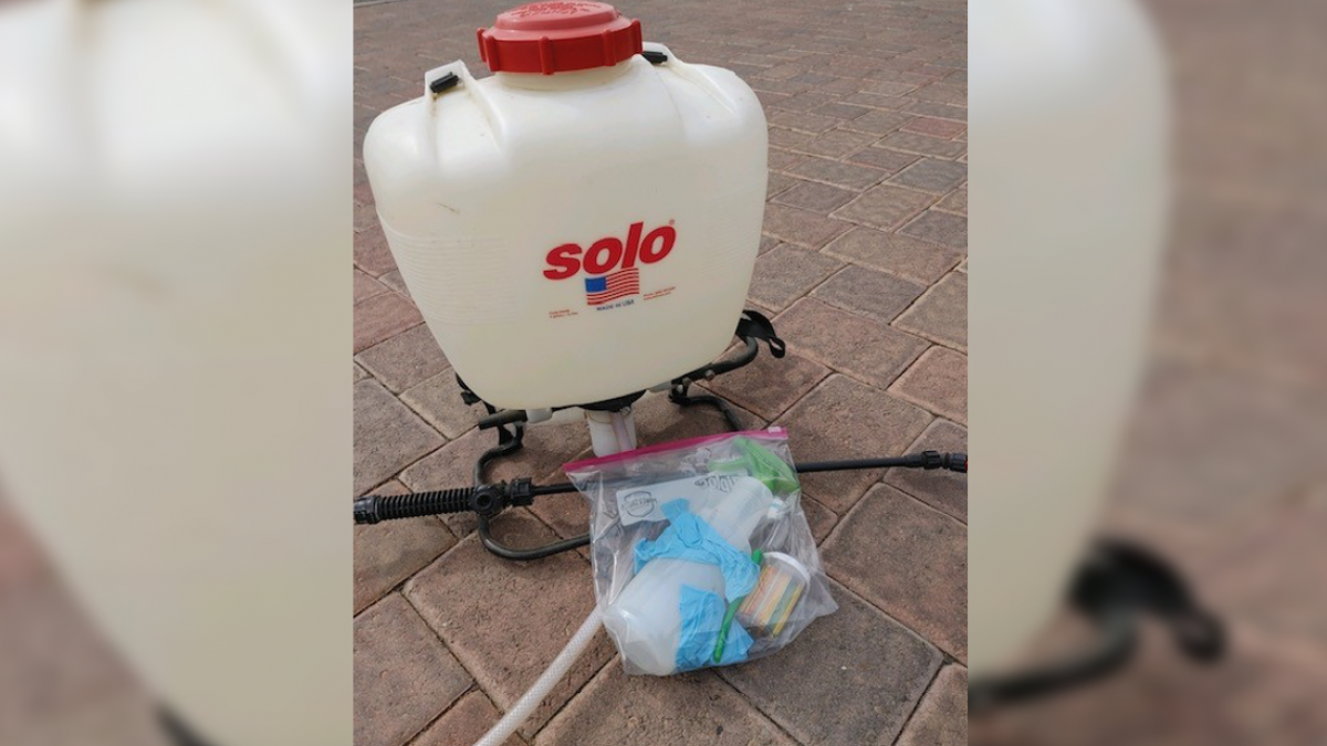 Backpack sprayer