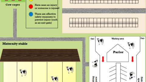 Image of dairy farm hazard map