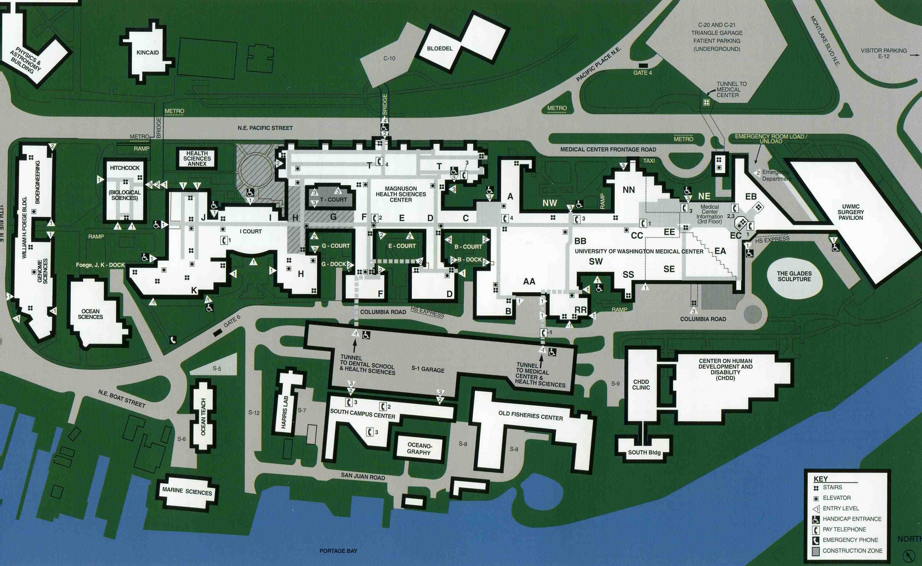 UW Hospital Map