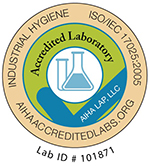 AIHA Lab accreditation label.