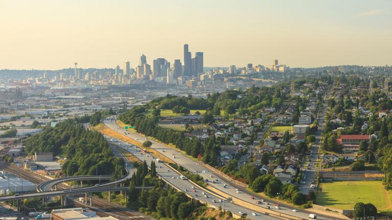 Haze over Seattle