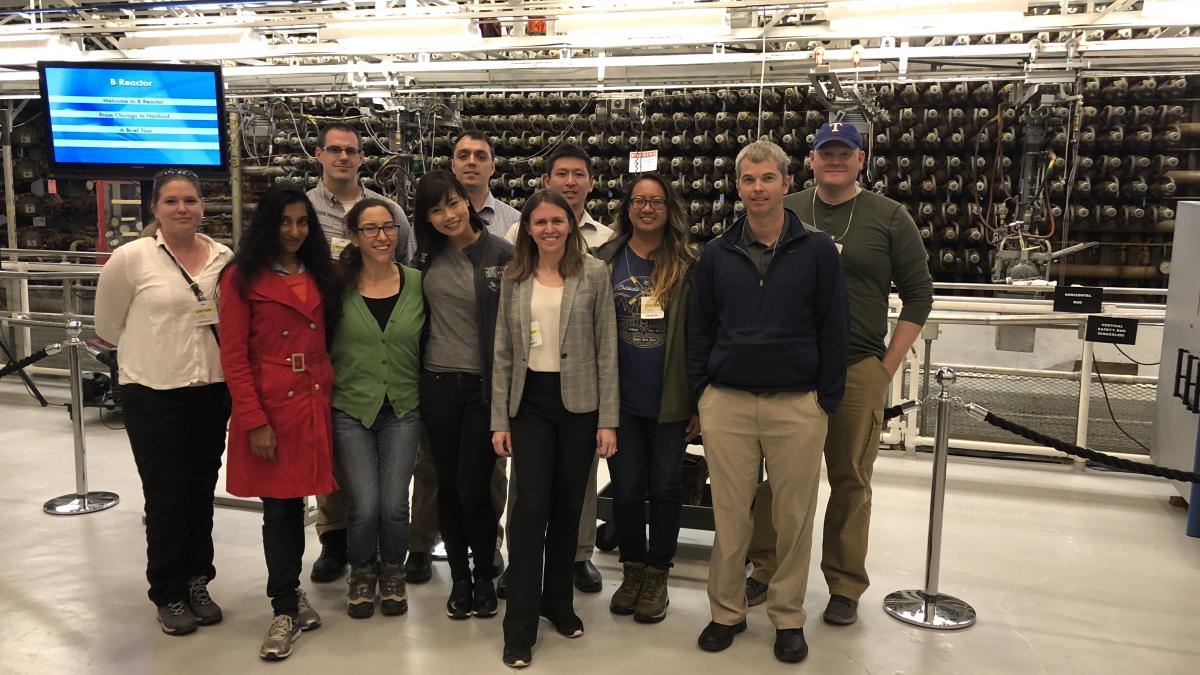 residents on a tour of hanford