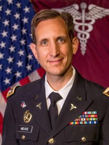 Headshot of Dr. Luke Mease, a middle-aged white man in his military dress uniform